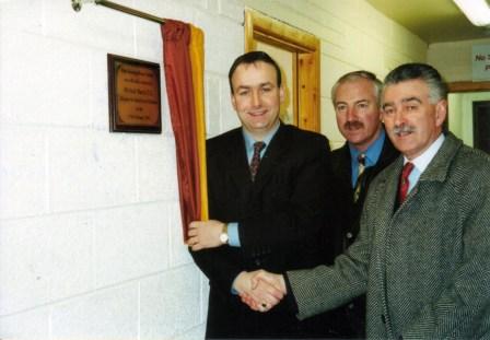 Minister for Education Miche�l Martin clubhouse opening 2000